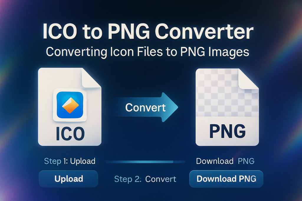 ICO to PNG Converter, Converting Icon Files to PNG Images