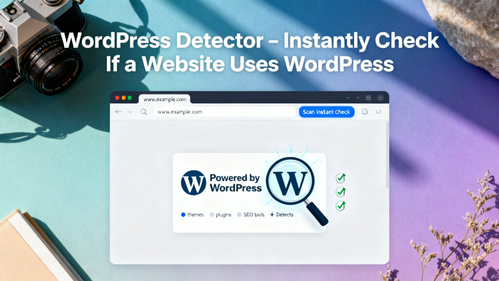 WordPress Detector Instantly Check If a Website Uses WordPress